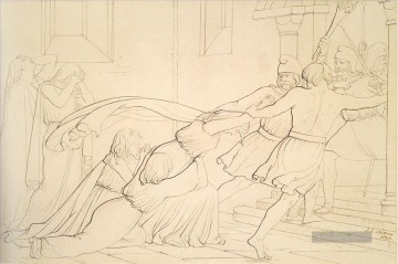  IV Kunst - Elgiva ergriff im Auftrag von Odo Erzbischof von Canterbury Präraffaeliten John Everett Millais